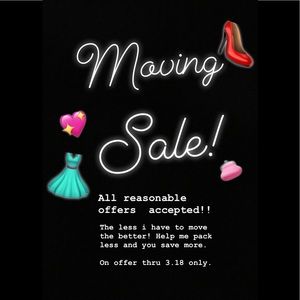 Moving Sale! Make an offer. Must move by 3.20